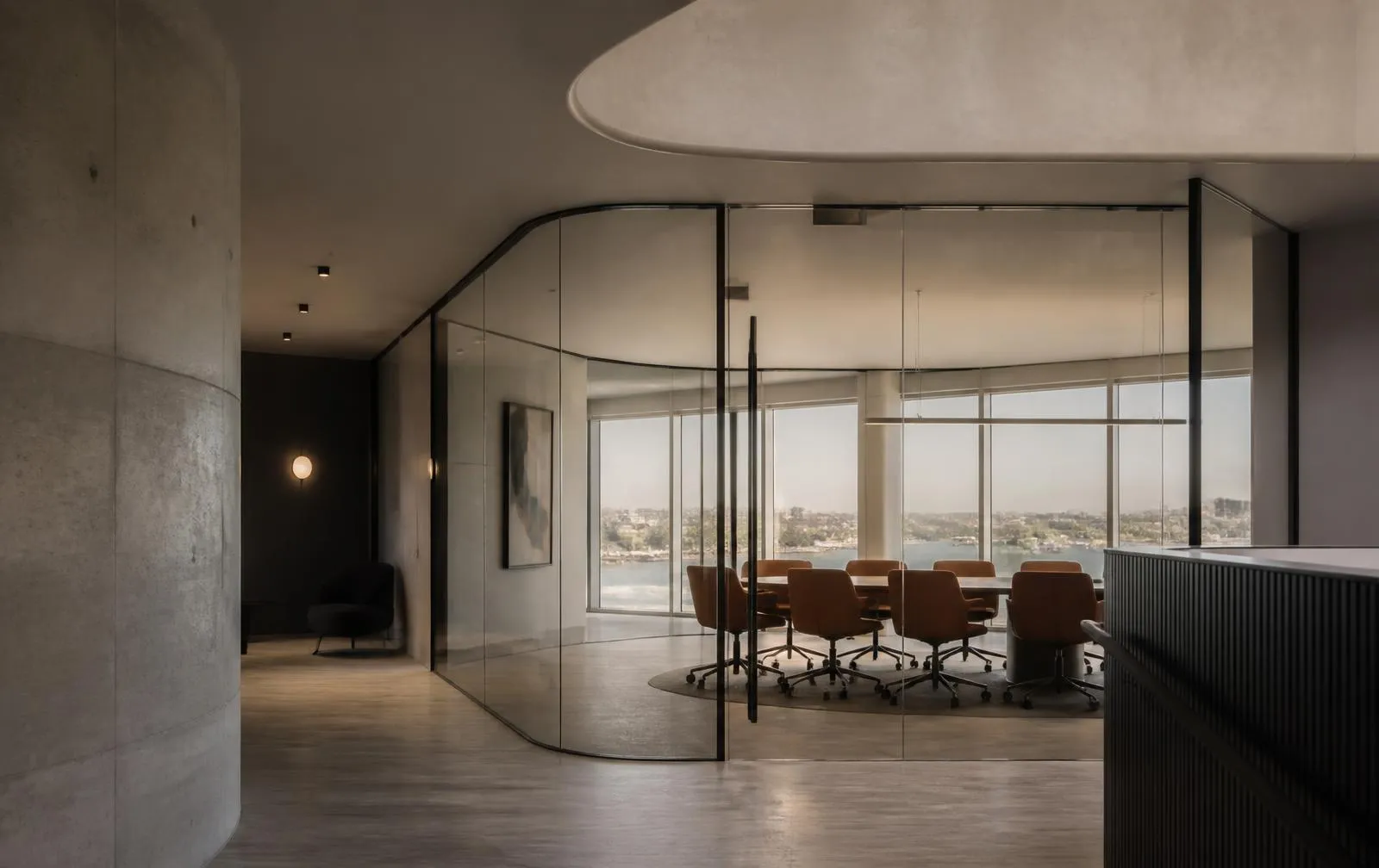 Quiet meeting room in a modern Sydney professional office